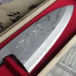 Tanaka Deba Damascus 135mm (5.3") -Sharpedge Shop Tanaka Deba box3 d3f9936a aa79 4dab b55f 47556fb40b29