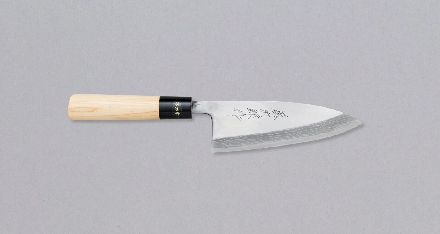 Tojiro Deba Damascus Aogami #2 150mm (5.9") 3 Tojiro Deba Damascus Aogami #2 150mm (5.9")