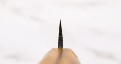 Tsukasa Yanagiba Shirogami #2 Oak 135mm (5.3") 7 Tsukasa Yanagiba Shirogami #2 Oak 135mm (5.3") -Sharpedge Shop TsukasaYanagibaShirogami 2135mm 410113401444 3