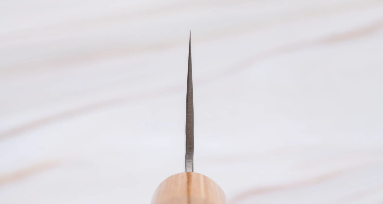 Tsunehisa Nakiri Shirogami #2 Cherry 165mm (6.5") 5 Tsunehisa Nakiri Shirogami #2 Cherry 165mm (6.5") - Image 3