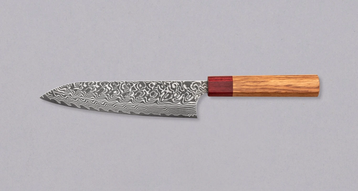 Kato Gyuto SG2 Black Damascus 180mm (7.1") 4 Kato Gyuto SG2 Black Damascus 180mm (7.1") - Image 2