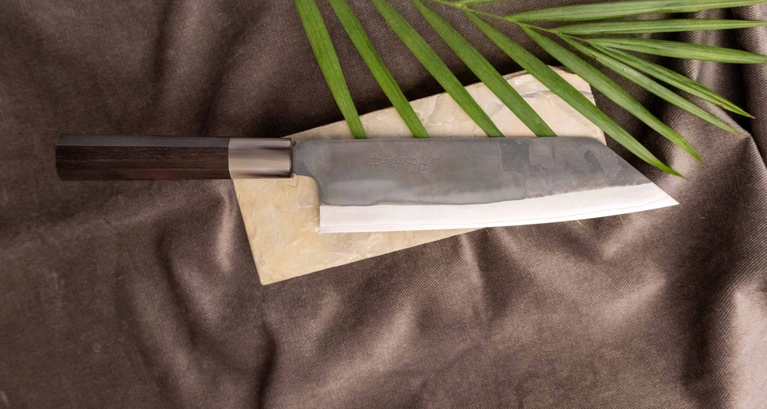 HAP-40 Bunka Black Ebony Blond Buffalo 190mm (7.5") 6 HAP-40 Bunka Black Ebony Blond Buffalo 190mm (7.5") - Image 4