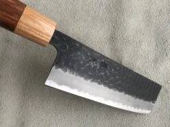 Tsunehisa Nakiri Aogami Super Kuro-uchi 165 Mm 165mm (6.5") [Walnut] -Sharpedge Shop as morado kuro uchi nakiri 170 3