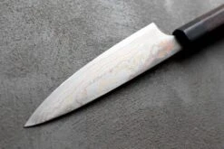 Saji Petty Wa Rainbow Damascus 135mm (5.3") -Sharpedge Shop zakljucnividezrezilnozev 4